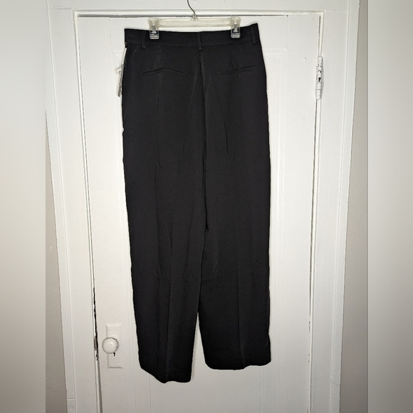 NWT Good American Wide Leg Bonded Trousers Size 14 - Picture 2 of 6